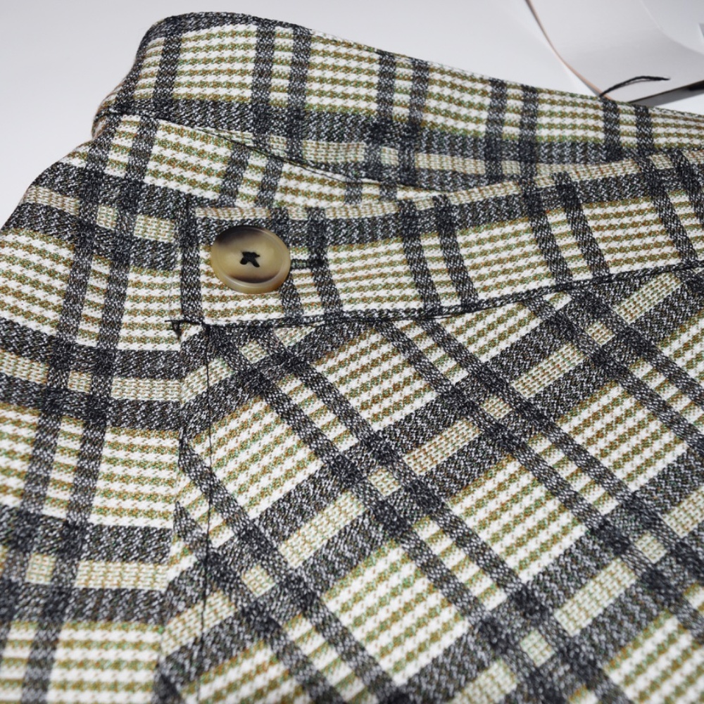 NWT LINE & DOT Lisa Plaid Mini wrap skirt size XS - Picture 3 of 10